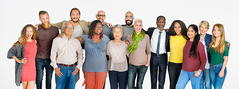 diverse group of people